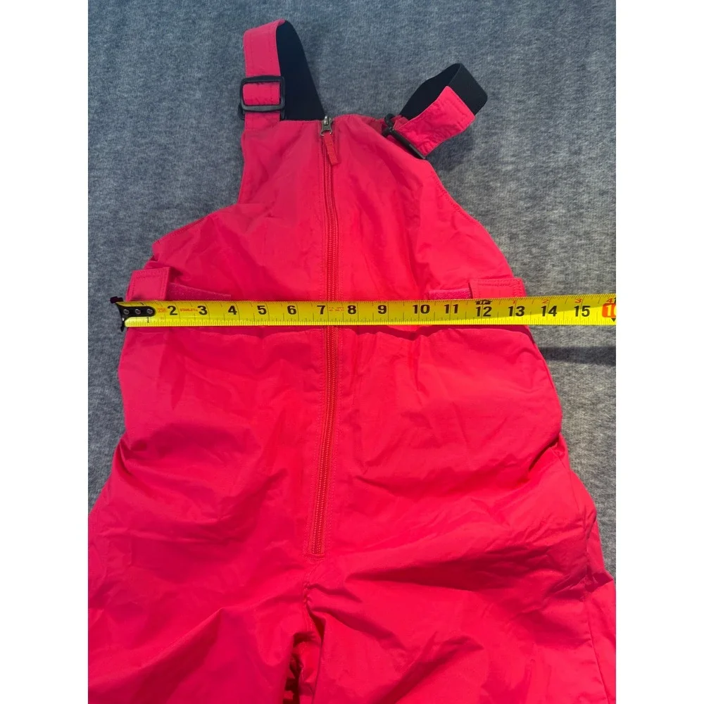 Columbia Girls Pink Snow Pants Insulated Bibs Ski Overalls Size Medium 10/12